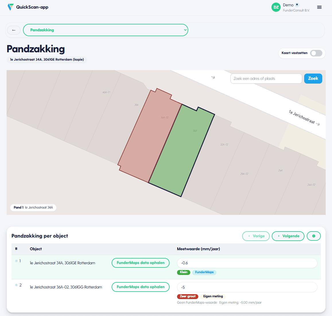 FunderScan — pandzakking
