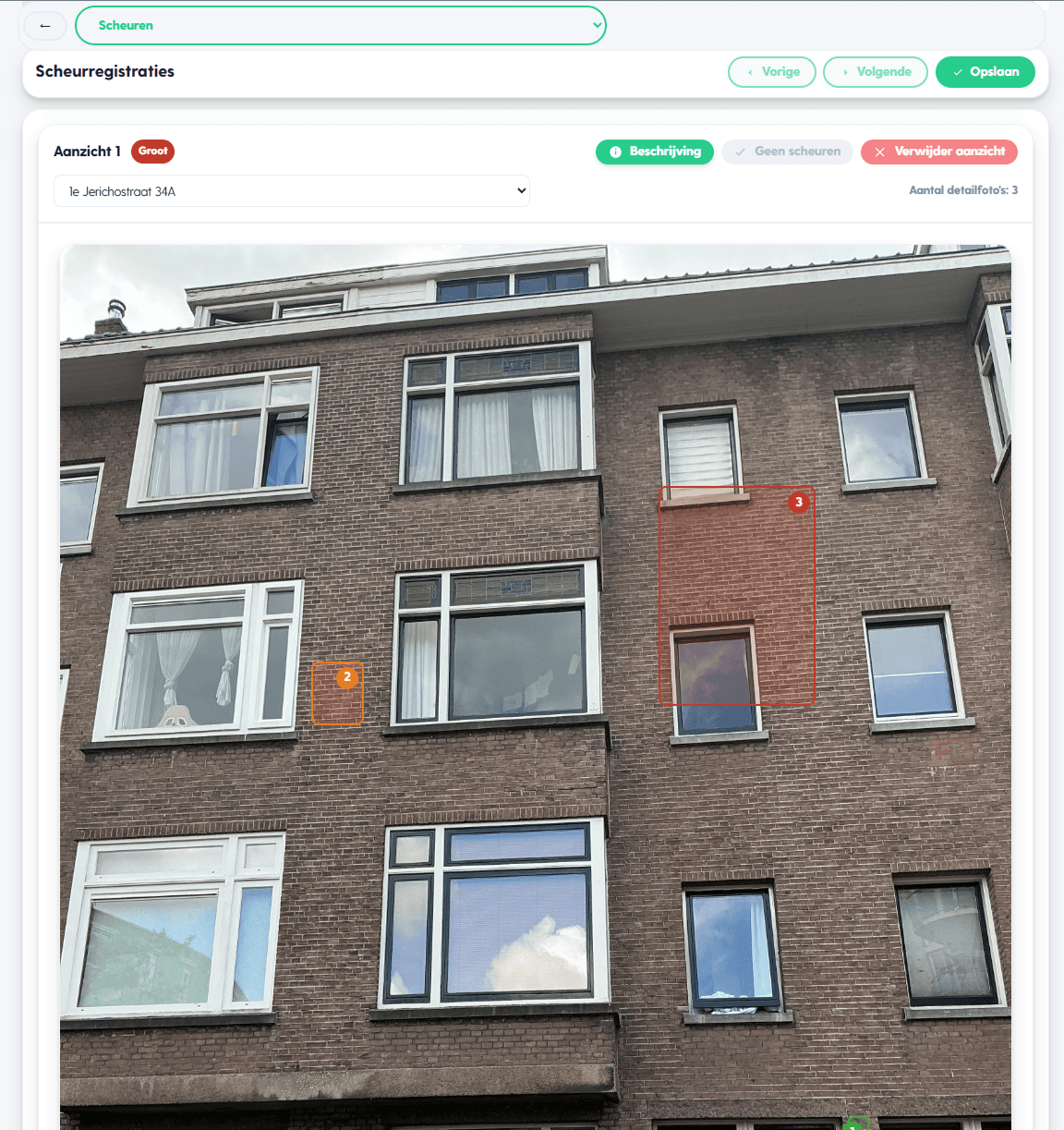 FunderScan — scheurregistratie
